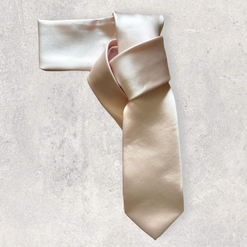 Vőlegény nyakkendő szett (púderrózsaszín)