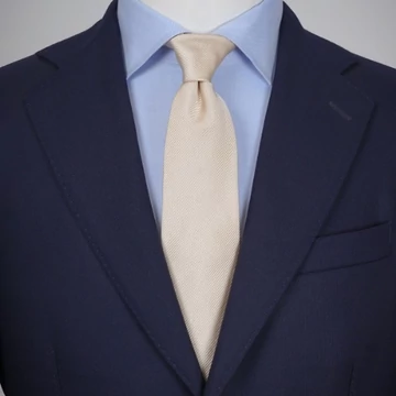 Selyem nyakkendő szett pezsgőszínű