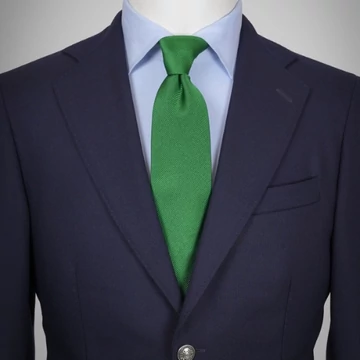 Selyem nyakkendő szett zöld