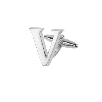 Monogram / Betű mandzsettagombok "V"