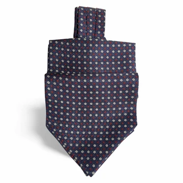 Lago Maggiore  selyem ascot nyakkendő (kék) 