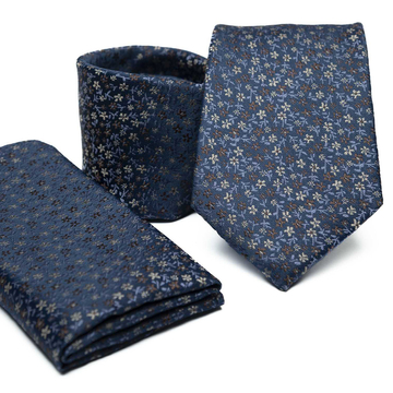 Vőlegény nyakkendő szett (virágos) Nr.2
