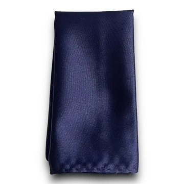 Kék selyem díszzsebkendő
