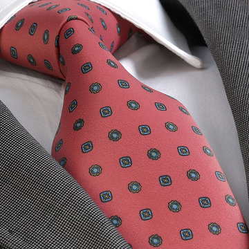 EXVE nyakkendő (rózsaszín) mintás