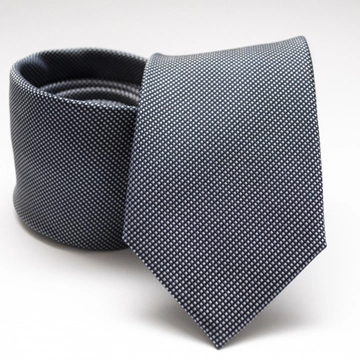 Selyem nyakkendő (kék, fehér)