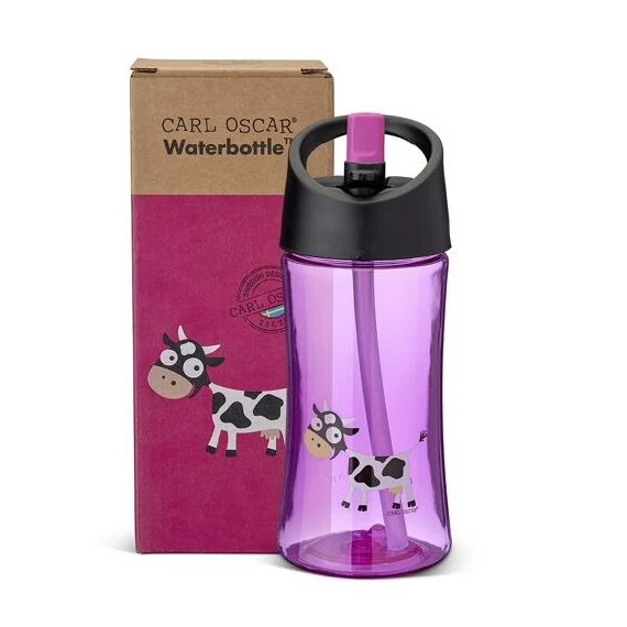 Carl Oscar Gyerek kulacs 350ml / ciklámen