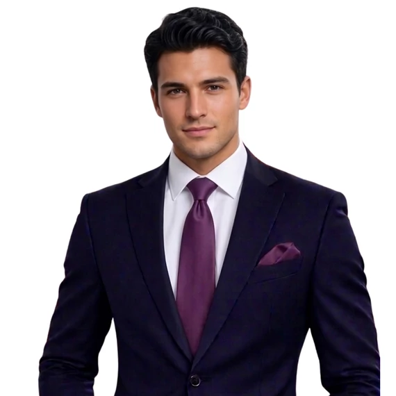 Selyem nyakkendő szett 