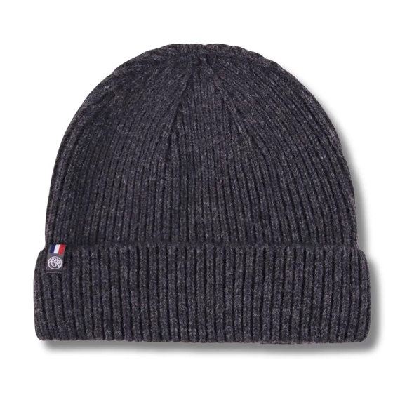 Maison Bonnefoy / Patrice sötétszürke merinoi gyapjú sapka