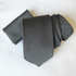 Kép 2/3 - Vőlegény nyakkendő szett (fekete-fehér) pöttyös