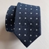 Kép 2/8 - Keskeny nyakkendő kék pöttyös Nr.2