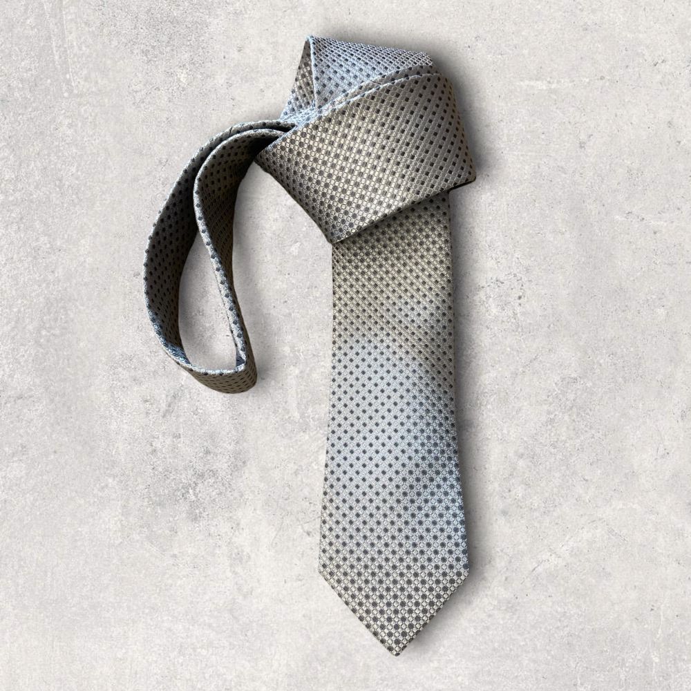 Rosso selyem nyakkendő (ezüst) Nr.3