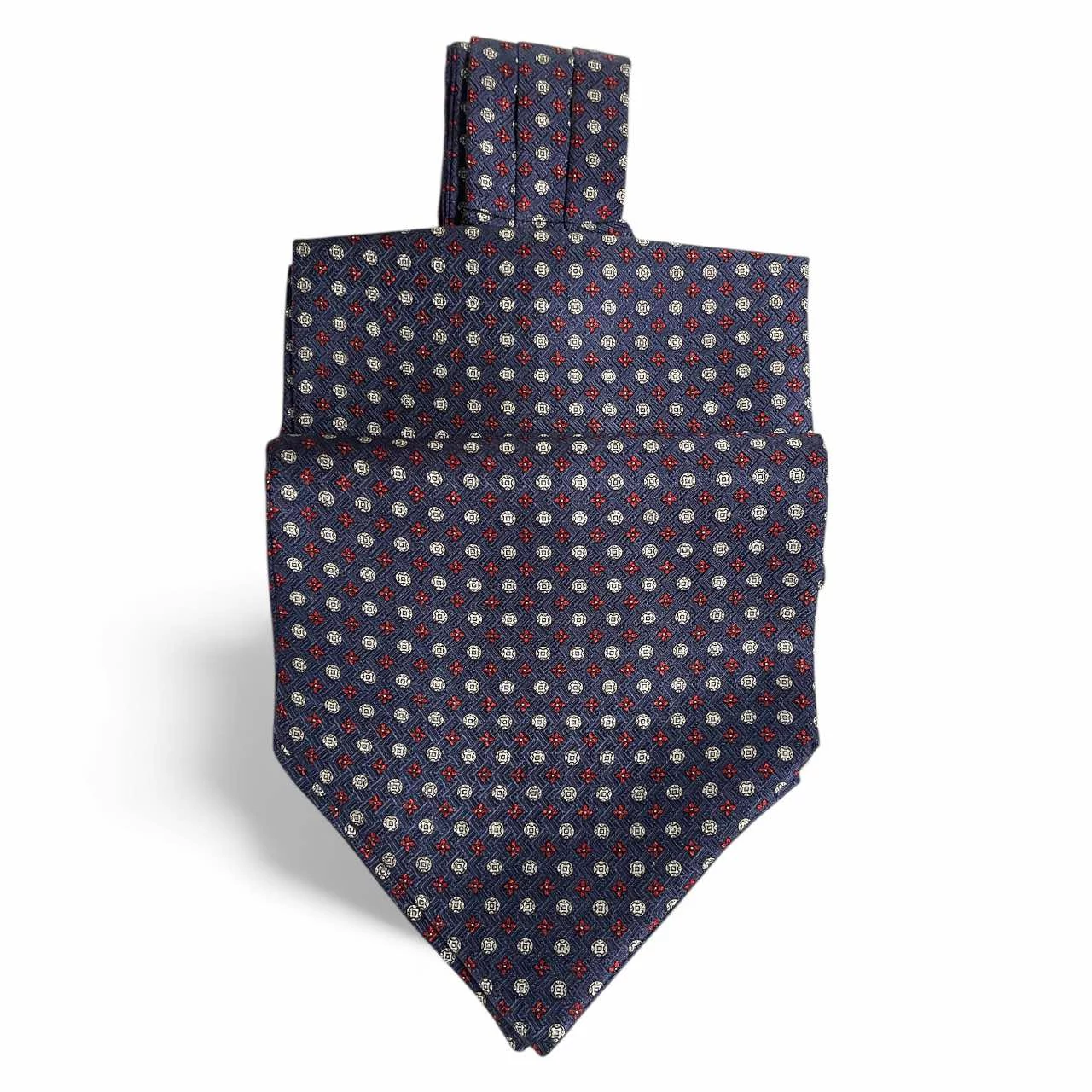 Lago Maggiore  selyem ascot nyakkendő (kék) 