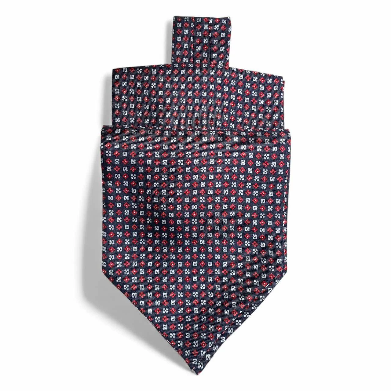 Lago Maggiore  selyem ascot nyakkendő (kék) Nr.1.